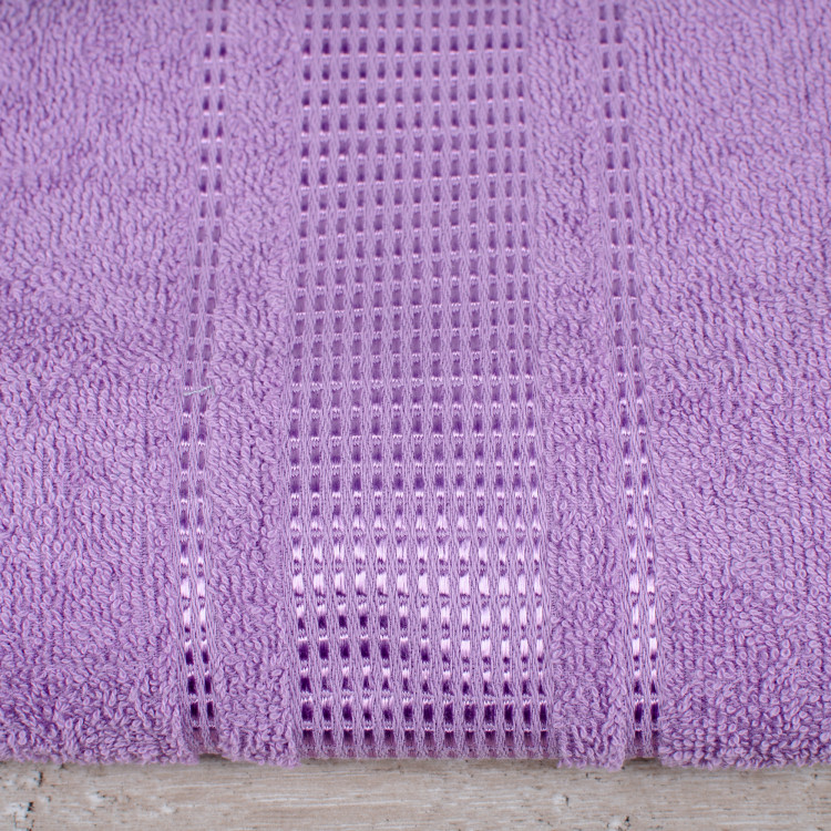 Однотонное полотенце Aisha-royal 400 г/м2 лиловое купить