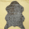 Меховый коврик для спальни Имитация шкуры V-23 темно серый, акрил