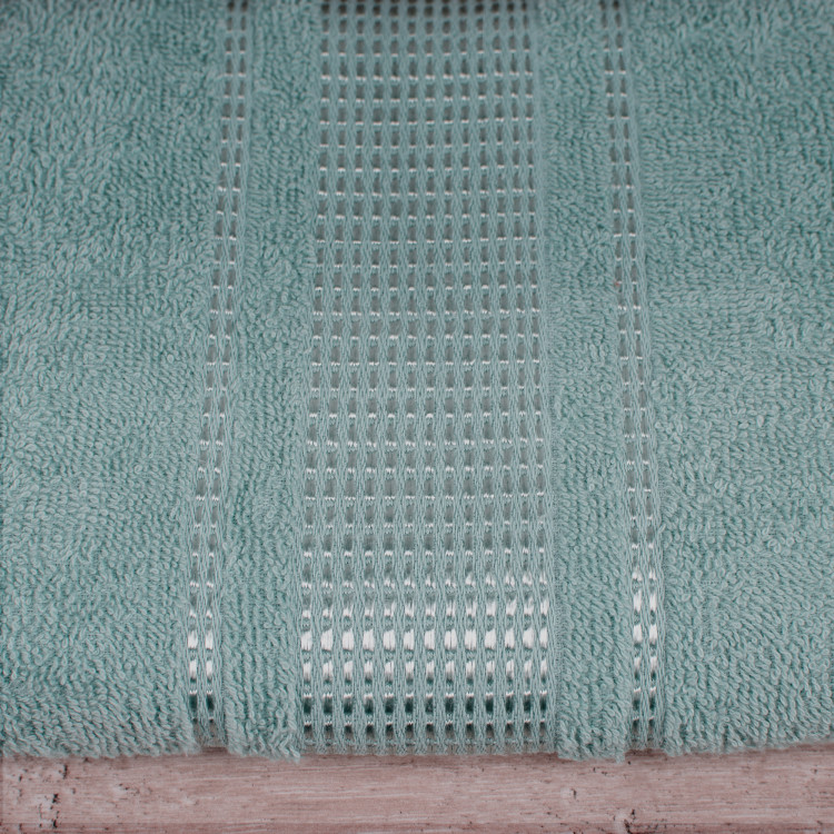 Однотонное полотенце Aisha-royal 400 г/м2 бирюзовое купить