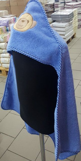 Полотенце для купания голубой ZERON