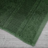 Однотонное полотенце Aisha-royal 400 г/м2 зеленое, на подарок