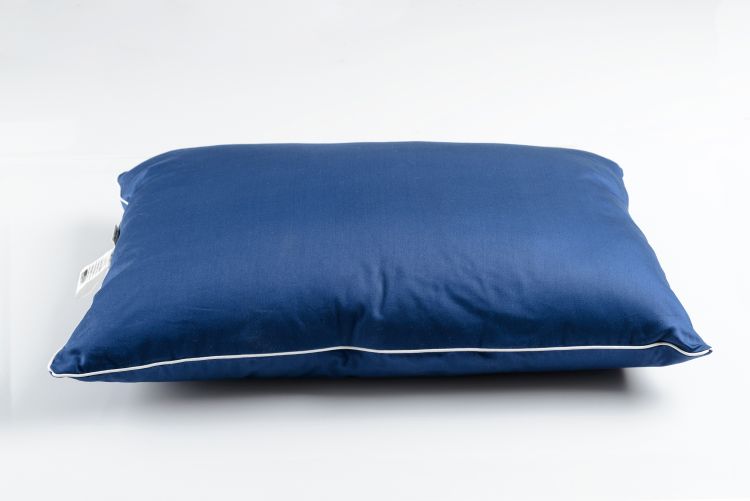 Подушка синяя Jefferson Dark Blue Вamboo