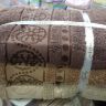 Махровые полотенца 90*150-3шт Cestepe коричневые, микрокоттон
