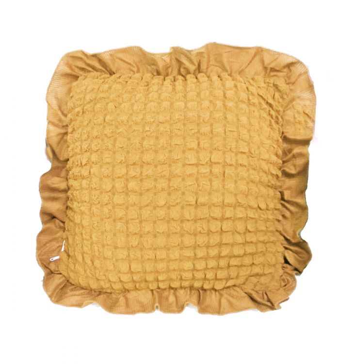 Декоративная подушка с чехлом натуральный