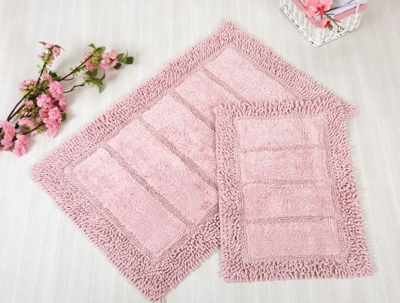 Набор ковриков в ванную IRYA VESTA розовый