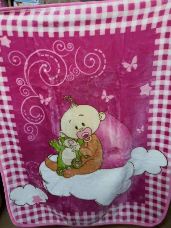 Детский плед-одеяло Малыш розовый GOLDEN