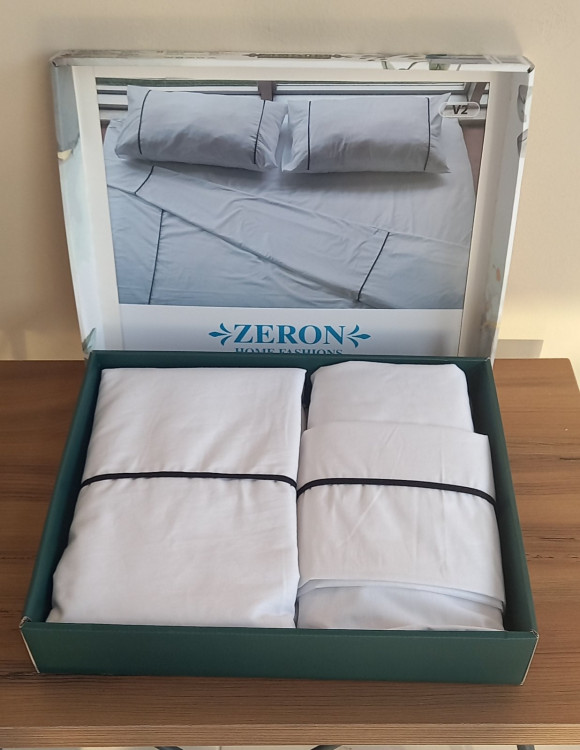 Комплект постельного белья Cotton V2 белый на подарок