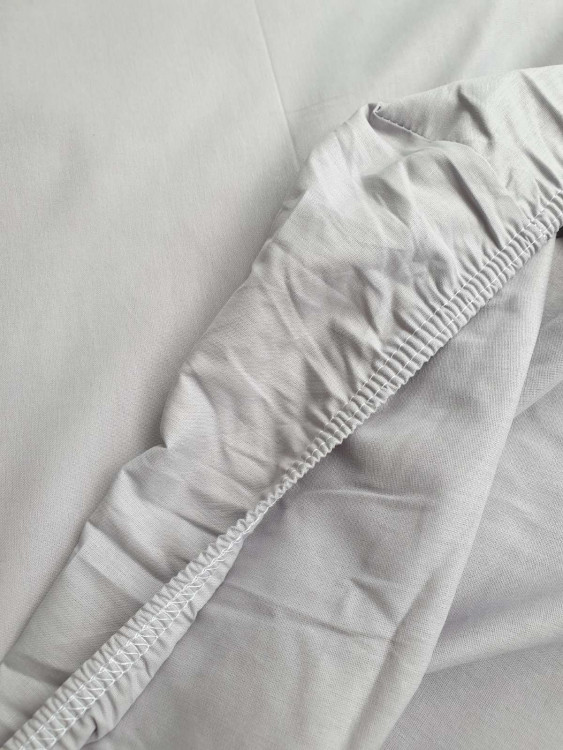 Комплект постельного белья Cotton V2 белый простынь
