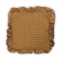 Декоративная подушка с чехлом бежевая (33)