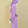 Женский халат Welsoft на молнии c Мишуткой в лиловом цвете 