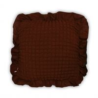 Декоративная подушка с чехлом черный шоколад (38)