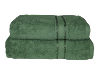 Оливковое махровое полотенце Parisa 430г/м2, хлопок