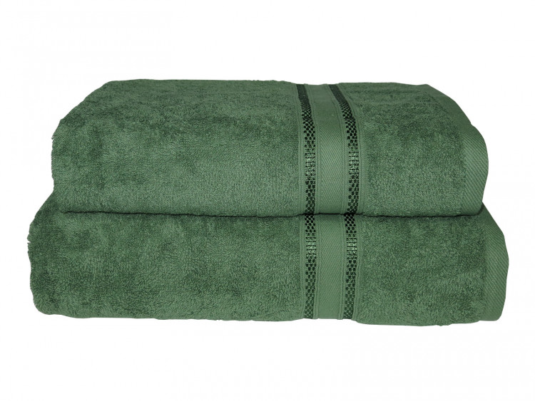 Оливковое махровое полотенце Parisa 430г/м2, хлопок