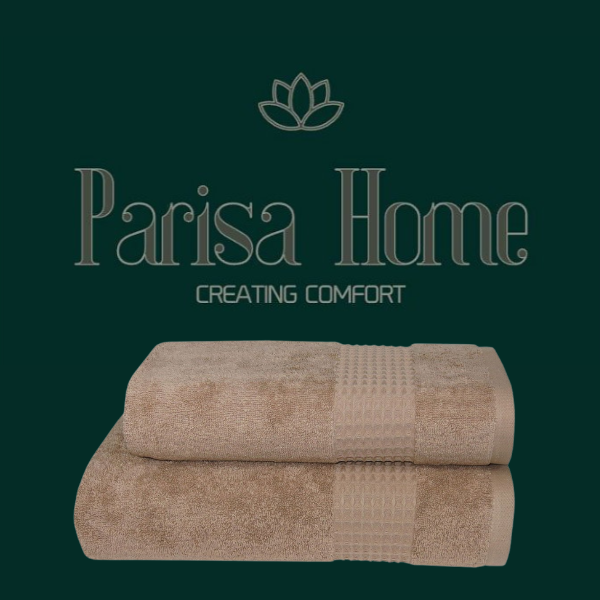 Полотенце бежевый 550 г/м², 100% хлопок (Узбекистан)  3