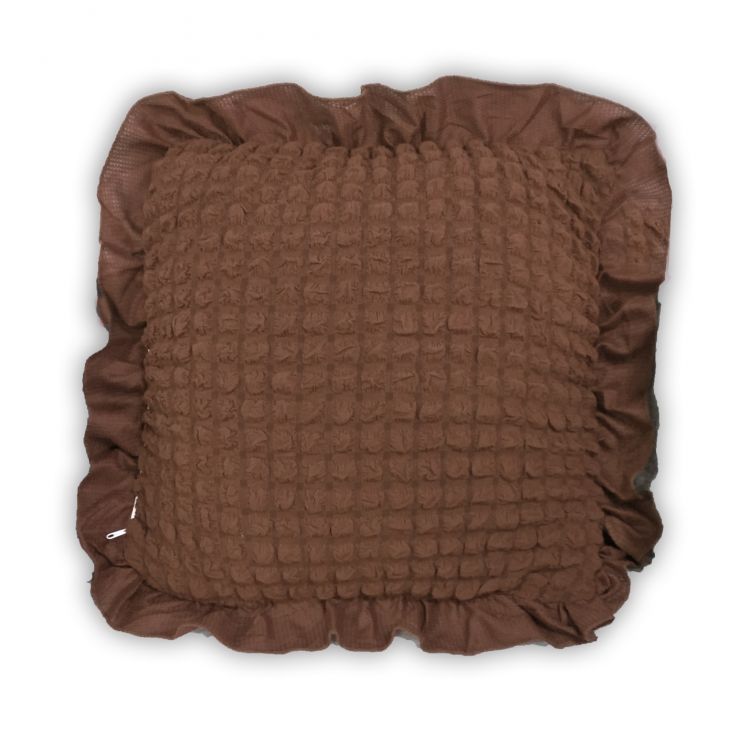 Декоративная подушка с чехлом какао