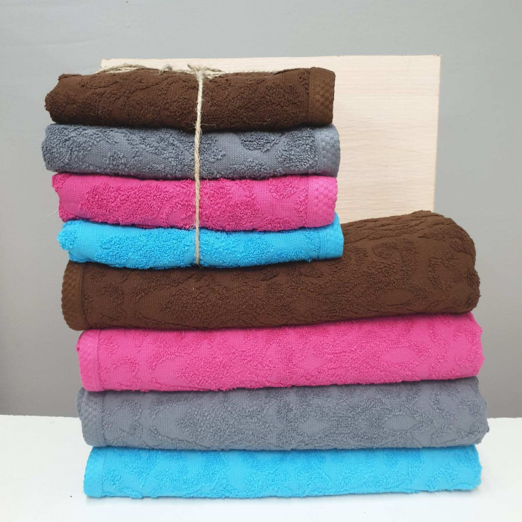 Набор полотенец в сауну 450г\м (4шт.)  Damask Desen-1 купить