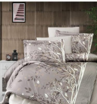 Постельный комплект Satin Living Brown