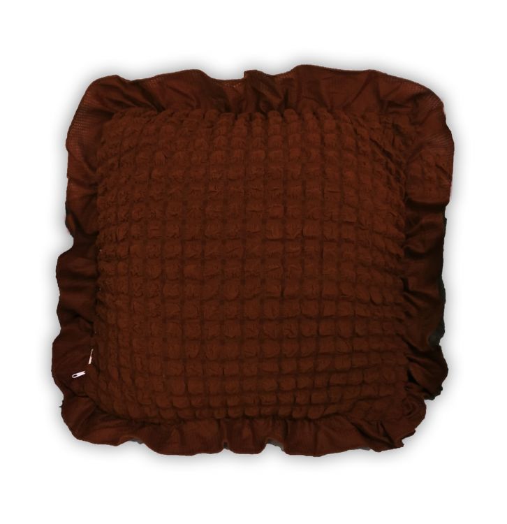 Декоративная подушка с чехлом шоколад