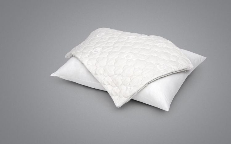 Чехол стеганый для подушки хлопок Pillow protector