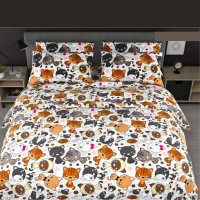 Комплект постельного белья бязь Котики Гав