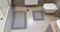 Набор ковриков в ванную Mosso серый волна
