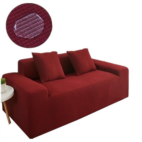 Чехол на 2-х местный диван 145х185 Burgundy водоотталкивающий
