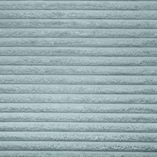 Защитная накидка на 1 - спальное кресло из мебельного велюра небесно-голубая