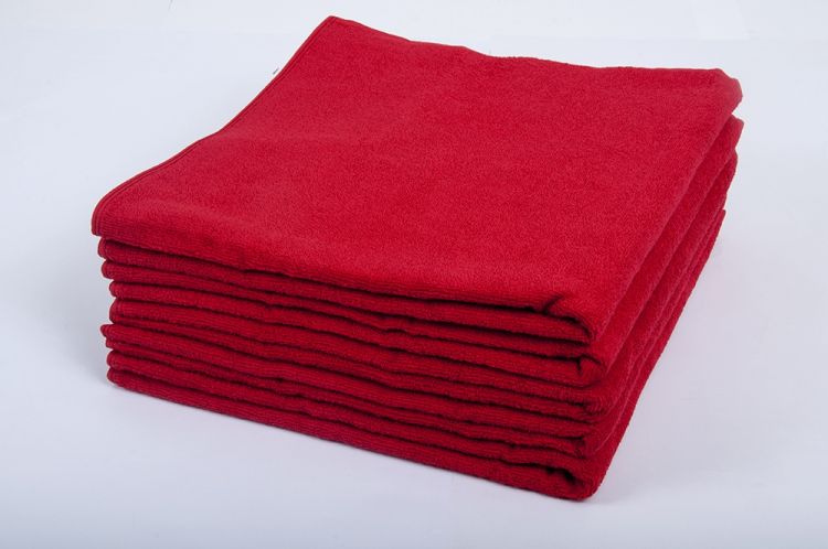 Набор отельных полотенец LOTUS BASIC красный 5 шт.