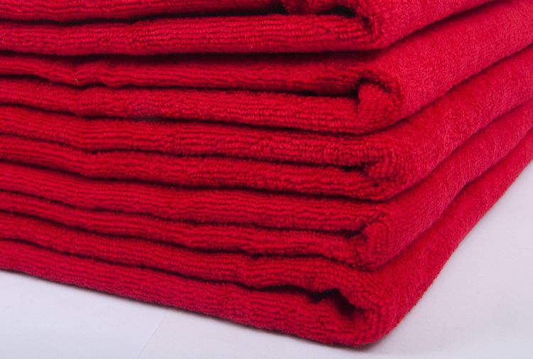 полотенца LOTUS BASIC красные  70х140 см