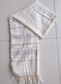 Пляжное полотенце Peshtemal лиловые полоски
