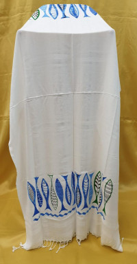 Пляжное полотенце Peshtemal Рыбки, бамбук
