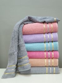 Набор махровых полотенец в сауну 90х150 (6 шт) Semisoft-1