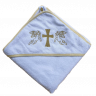 Полотенце для крещения с уголком (крыжма) с золотом