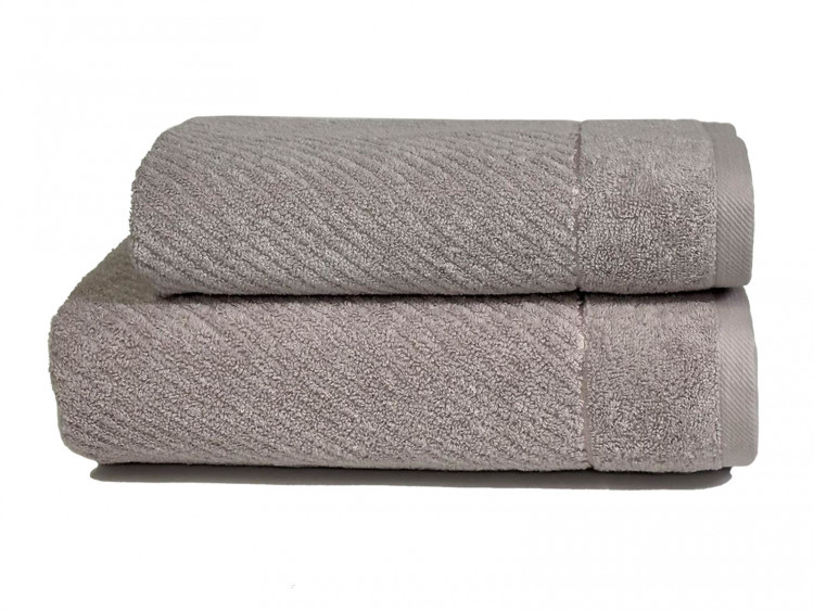 Серое полотенце Parisa 500г/м2, Jacquard Cotton