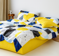 Комплект постельного белья бязь Лоскуток Желтый