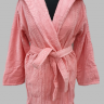 Розовый короткий халат купить на подарок женщине