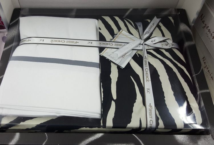 First Choice Сатин de luxe Zebra в коробке