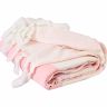 Полотенце-пештемаль Terry кремово-розовое 