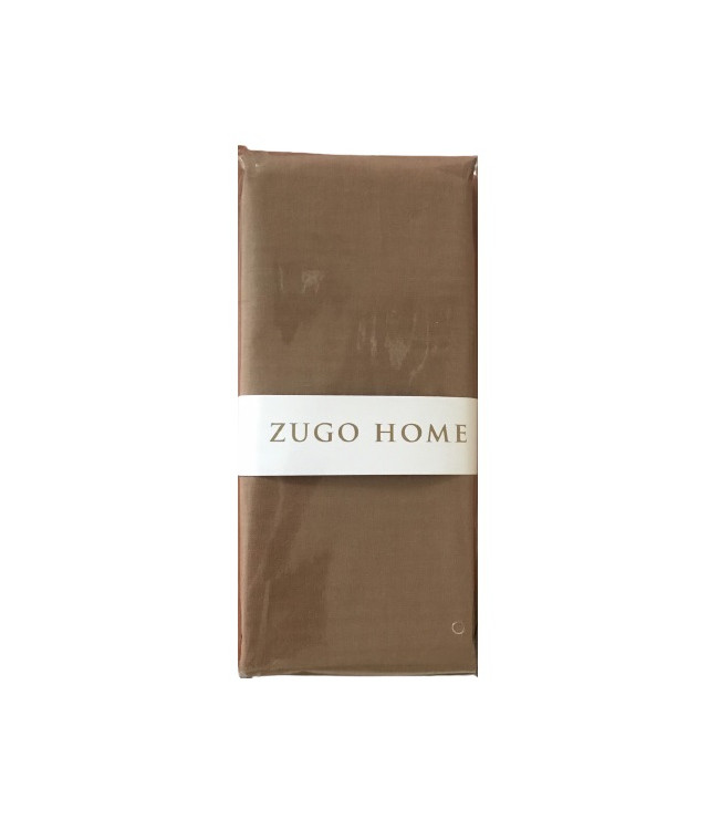 Набор наволочек Zugo Home ранфорс Basic шоколадный