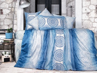 Постельное белье Sateen Colorada V1 голубое