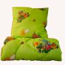 Зеленый детский набор одеяло антиаллергенное с подушкой