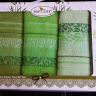 Кухонные салфетки бамбук SOFT LIFE (30х50 - 3 шт) зеленый