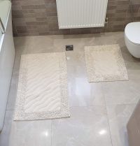 Набор ковриков в ванную Mosso кремовый волна