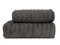 Серое полотенце Parisa 600г/м2, Line Cotton