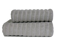 Светло серое полотенце Parisa 600г/м2, Line Cotton