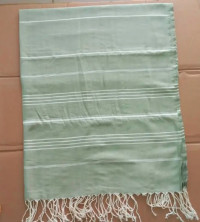 Пляжное полотенце Peshtemal Achik Yesil светло-зеленое