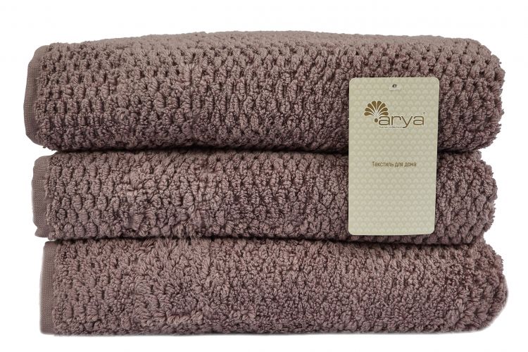 Пурпурное полотенце махровое Arno 100х150 купить