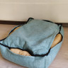 Лежак для собак (котов) светло зеленый Rizo 58/45 со съемным чехлом купить