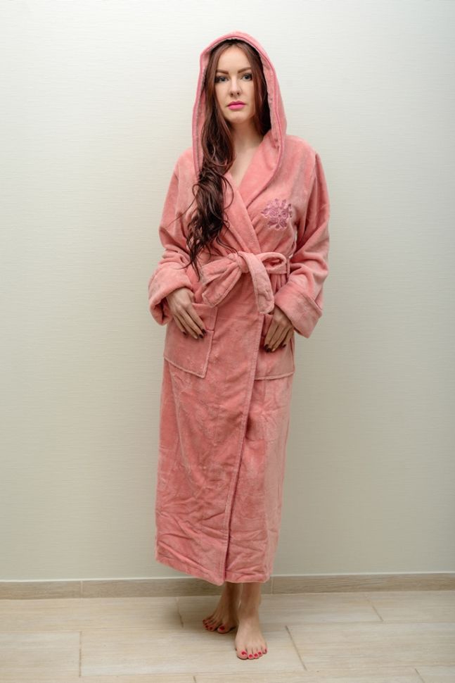 Женский халат Nusa 3655 пудра купить в интернет магазине Постель Маркет ...