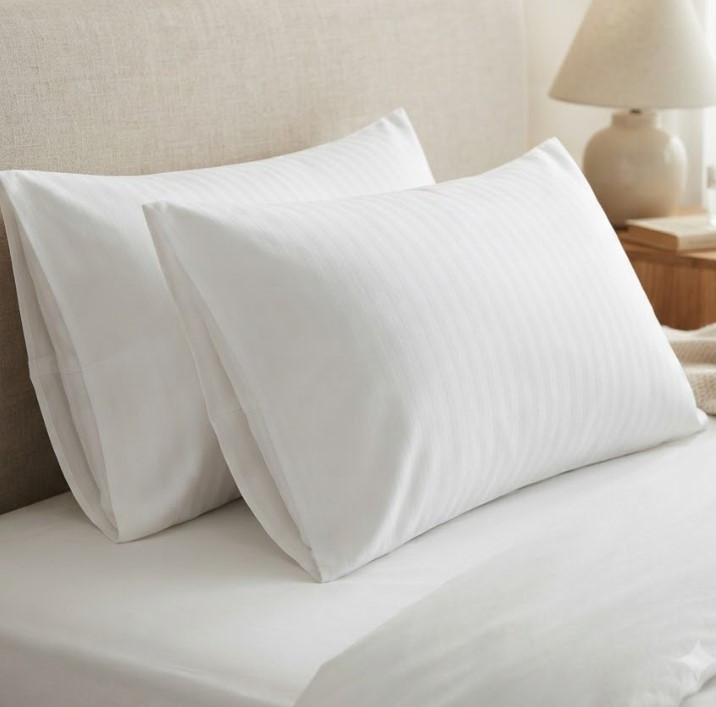 Наволочка Hotel Collection Cotton White Stripe бязь 2 Наволочка Hotel Collection Cotton White Stripe бязь 2